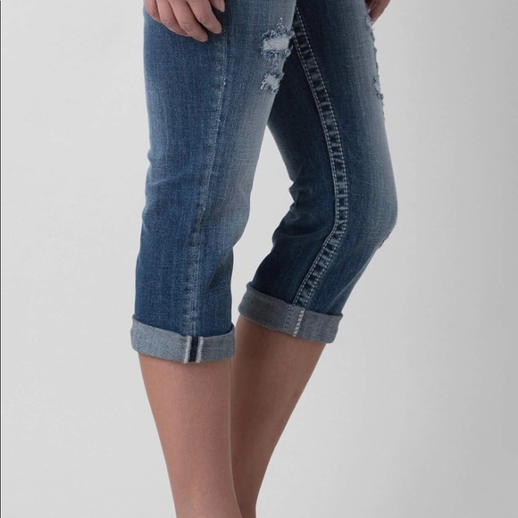 Miss me Stretch Cropped jeans size 28 - Picture 3 of 10